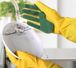 cleaning glove sponge
